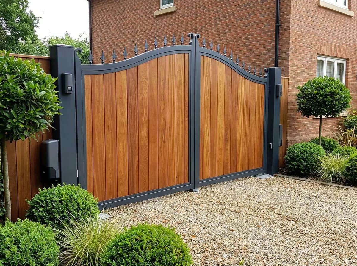 Wooden & Timber Electric Gates